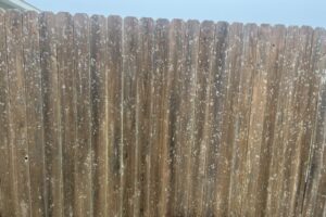 Fence Hail Damage